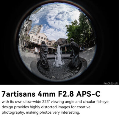 7Artisans 4mm f/2.8 Circular Fisheye FRENEL rental