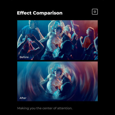 Spiral Halo Lens Filter 82mm FRENEL rental