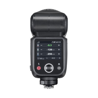 Godox V100 C – Round Head TTL Flash for Canon / Sony Cameras FRENEL rental