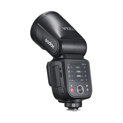 Godox V100 C – Round Head TTL Flash for Canon / Sony Cameras FRENEL rental